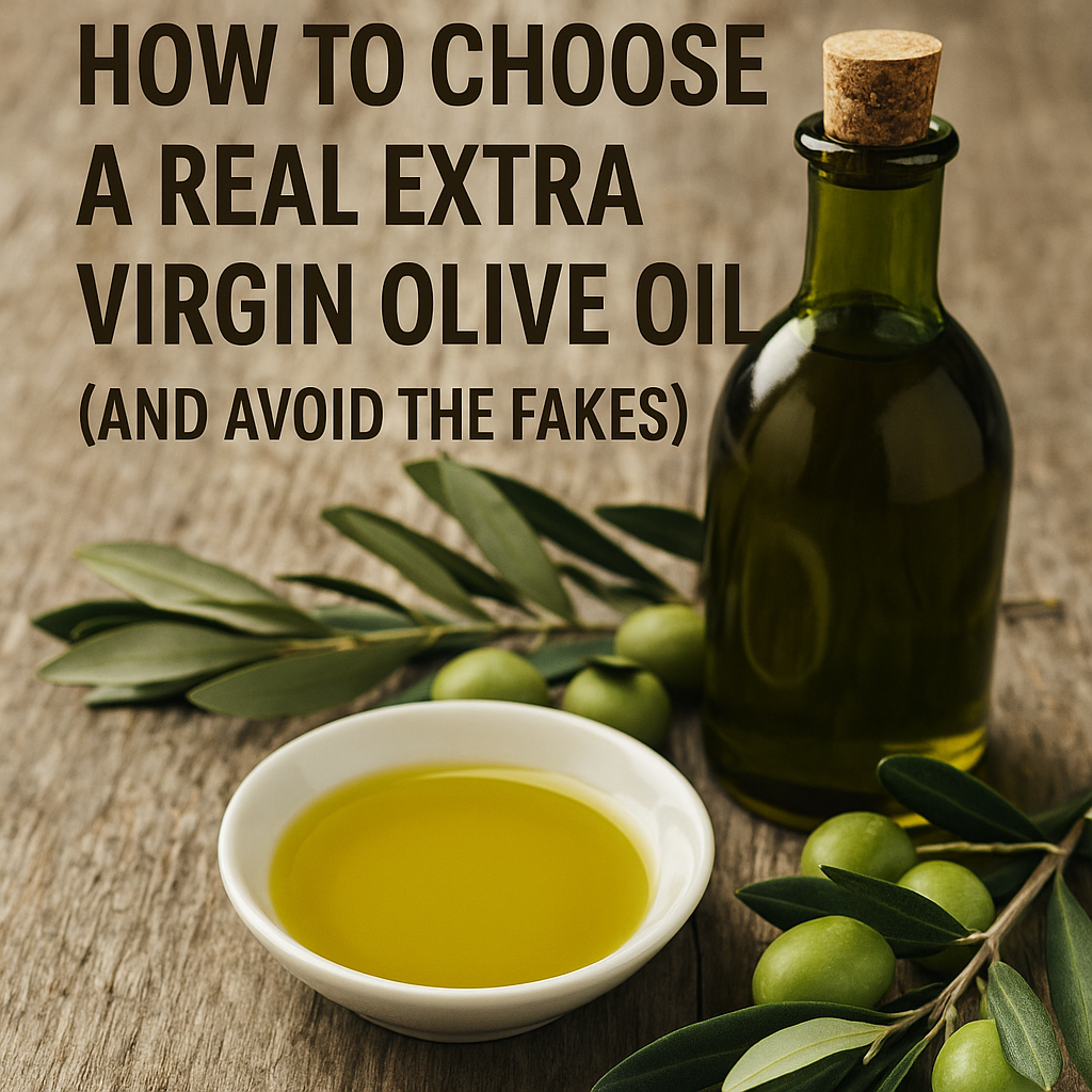 How to Choose a Real Extra Virgin Olive Oil (and Avoid the Fakes)